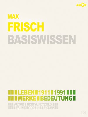 cover image of Max Frisch (1911-1991) Basiswissen--Leben, Werk, Bedeutung